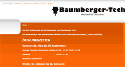 Desktop Screenshot of baumberger-te.ch
